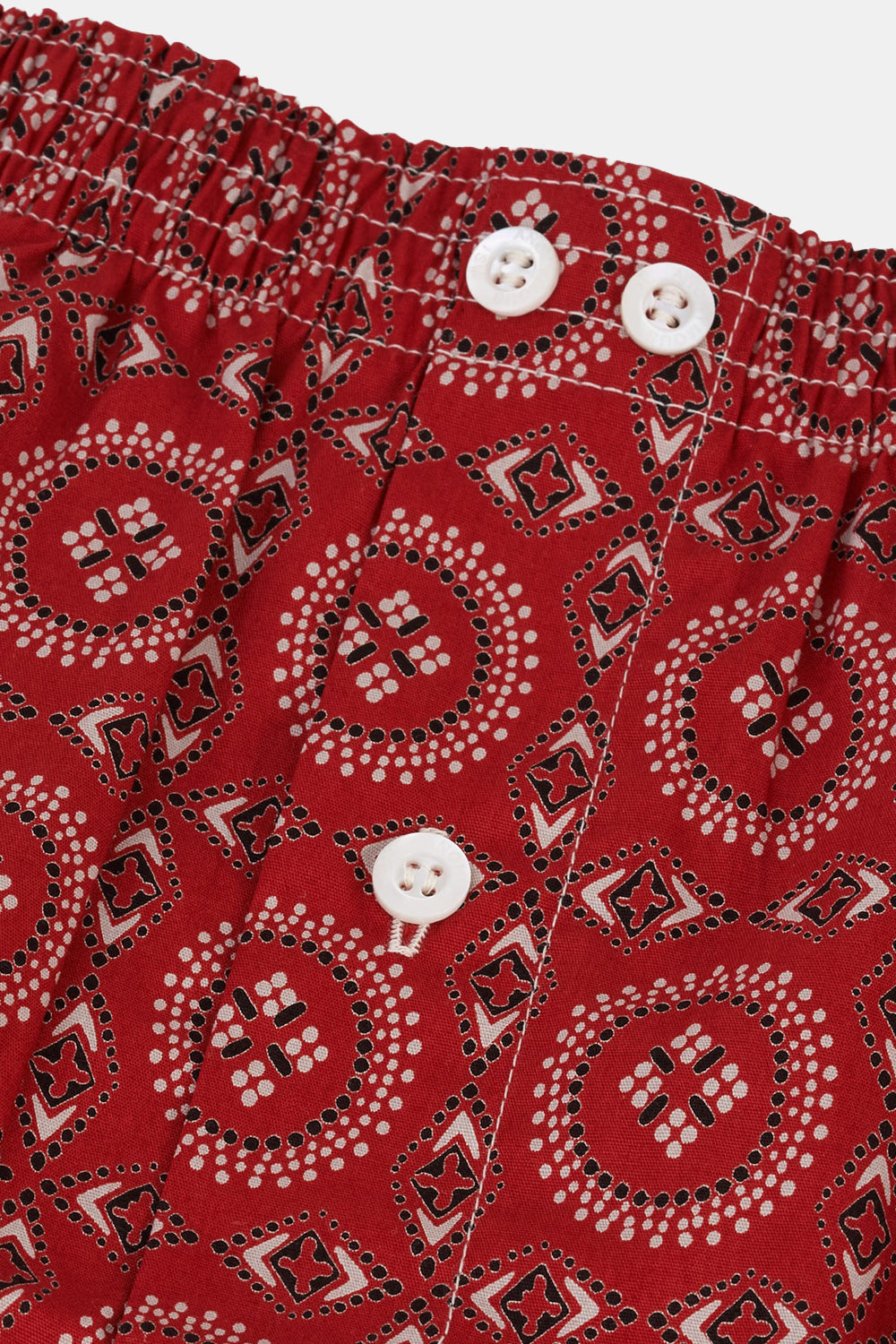Anonymous Ism Vintage Bandana Print Boxers - Red | Number Six