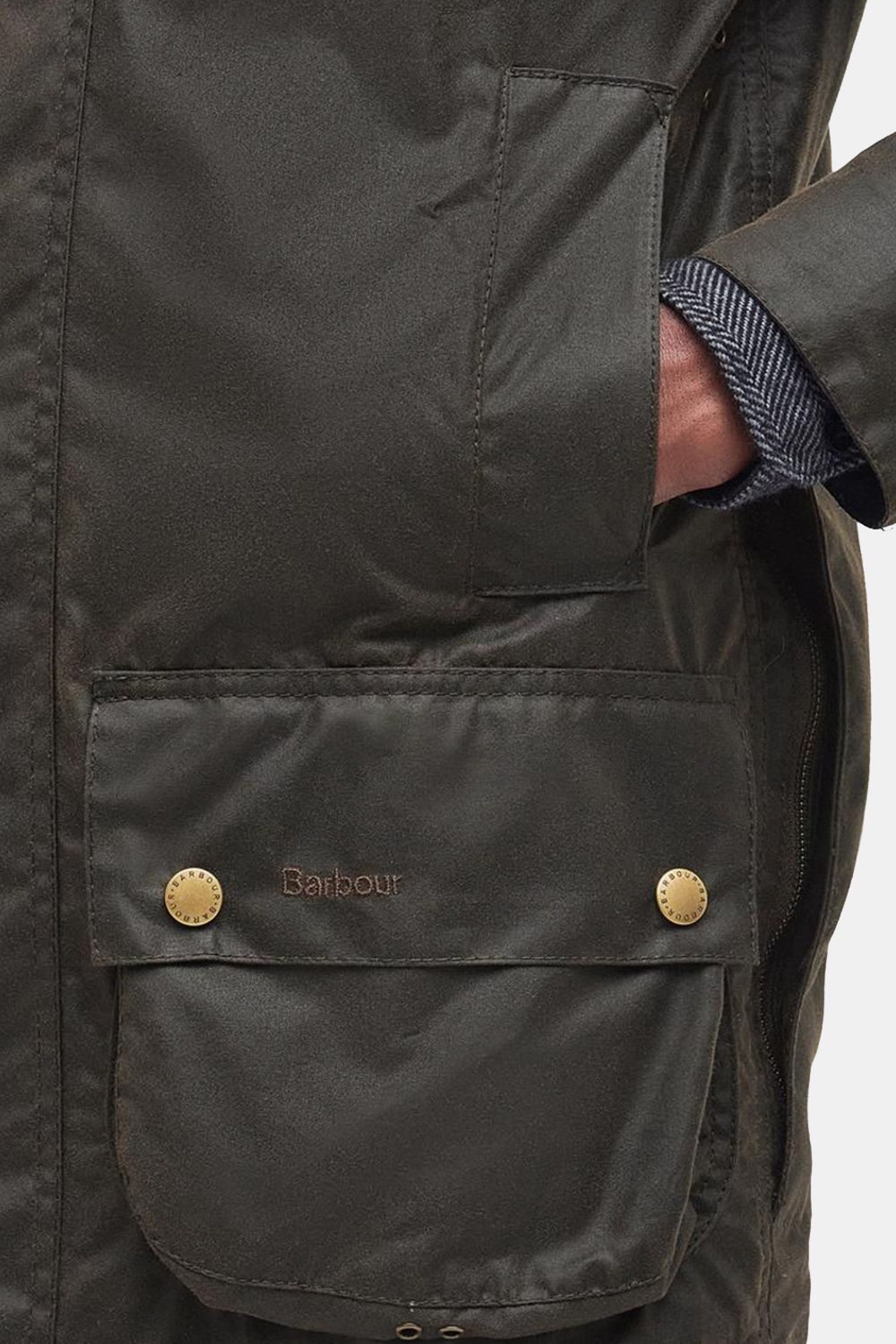 Barbour 40th Anniversary Beaufort Wax Jacket (Sage) | Number Six