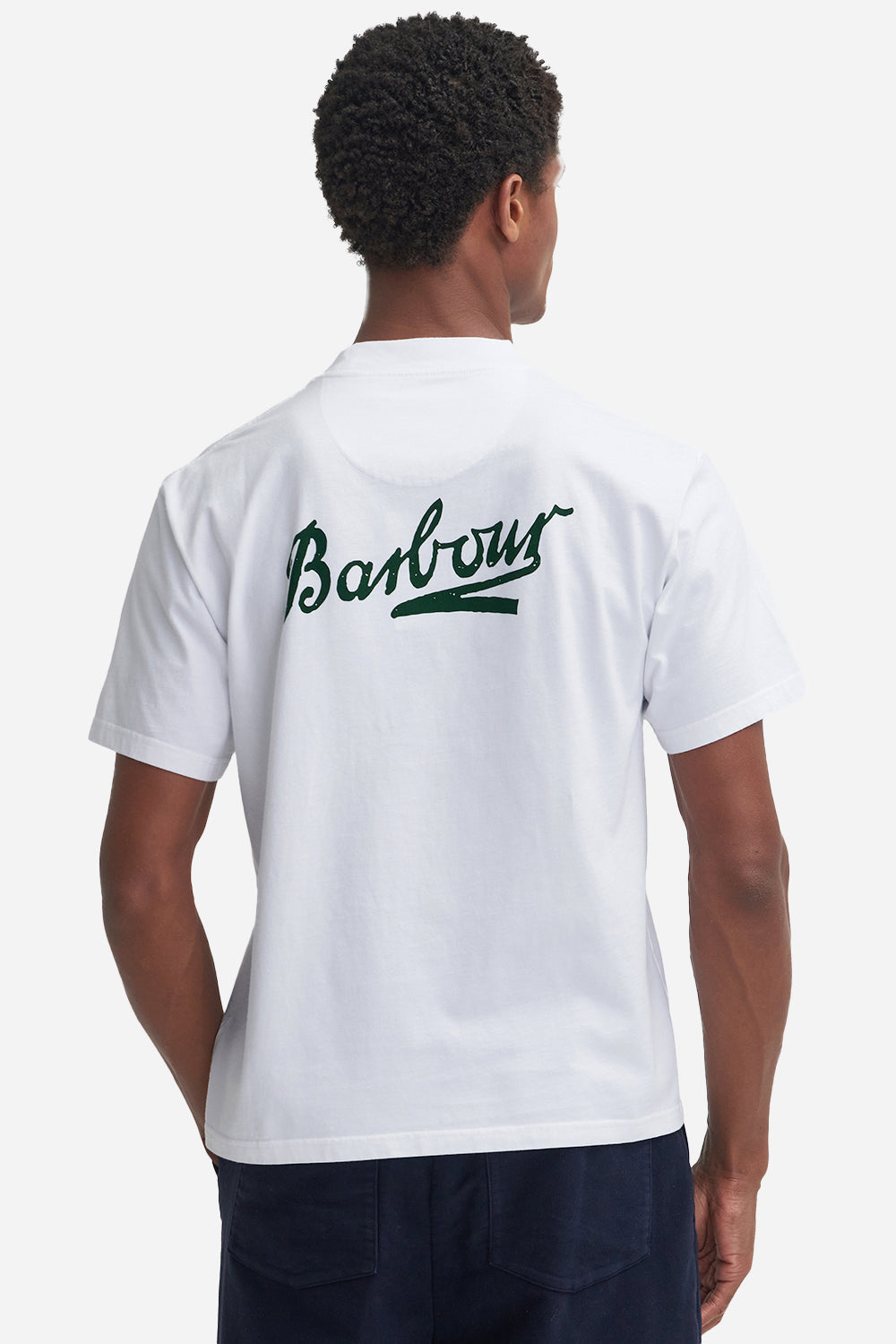 Barbour Bowery OS Graphic T-Shirt (White)