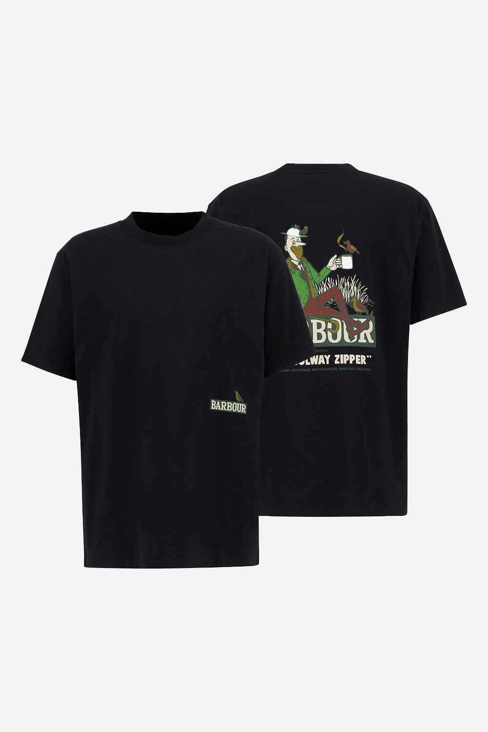 Barbour Campbell OS Graphic T-Shirt (Black)