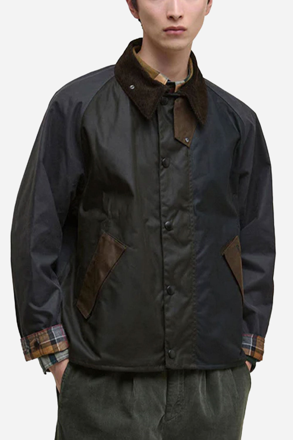 ジャケット・アウター Barbour TRANSPORT WAX SAGE 38 Barbour
