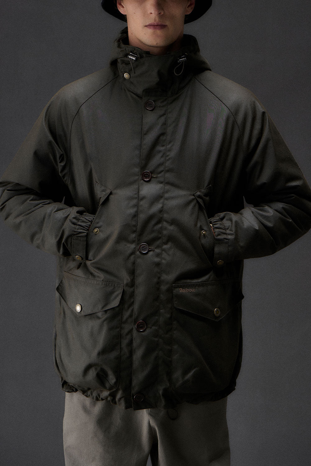 Barbour Re-engineered Endurance Mountain Wax Parka (Olive)