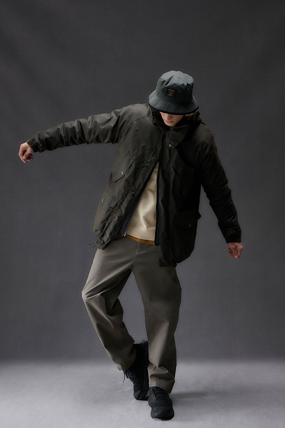 Barbour Re-engineered Endurance Mountain Wax Parka (Olive)