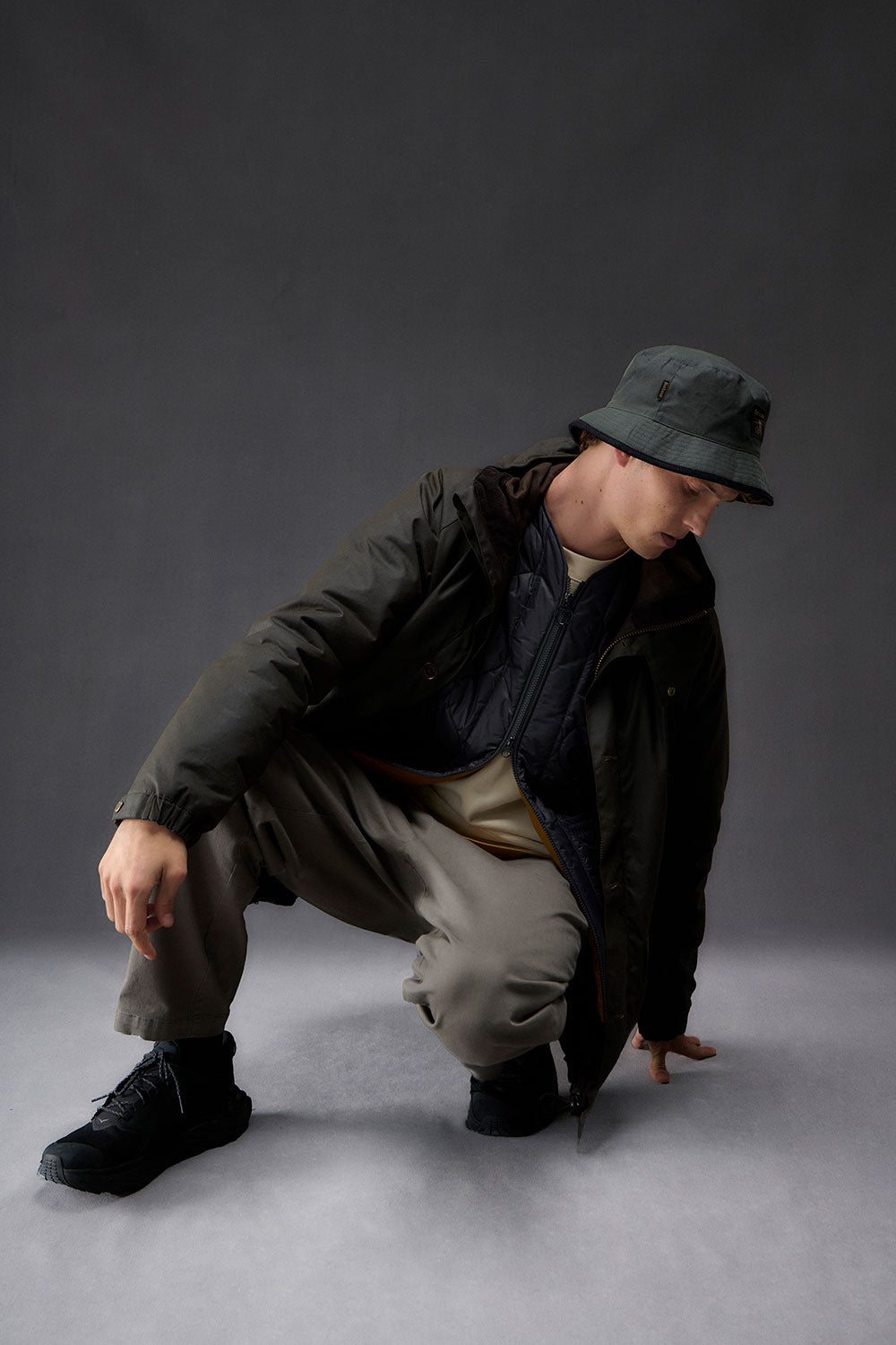 Barbour Re-engineered Endurance Mountain Wax Parka (Olive)