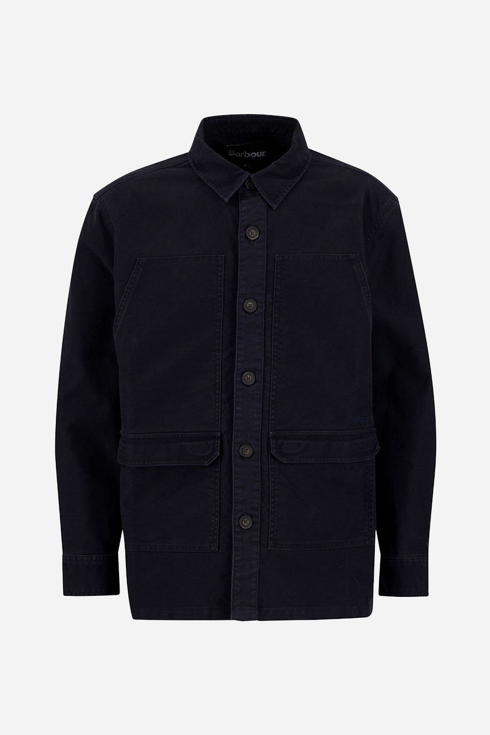 Barbour Wewbirch OS Cotton Sateen Overshirt (Navy)