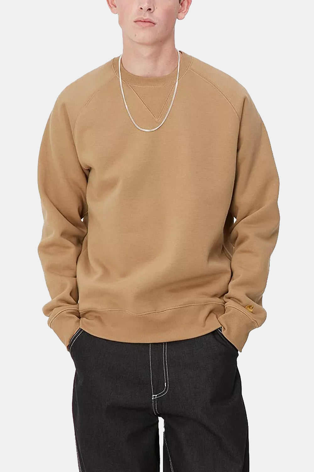 Carhartt WIP Chase Heavy Sweatshirt (Peanut/Gold)
