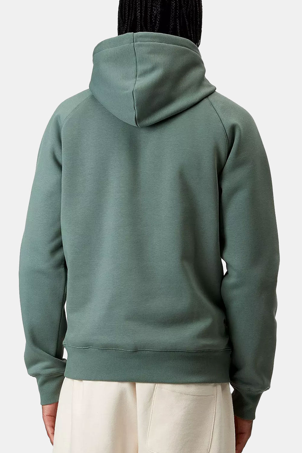 Carhartt WIP Hooded Chase Sweat (Silver Pine/Gold)