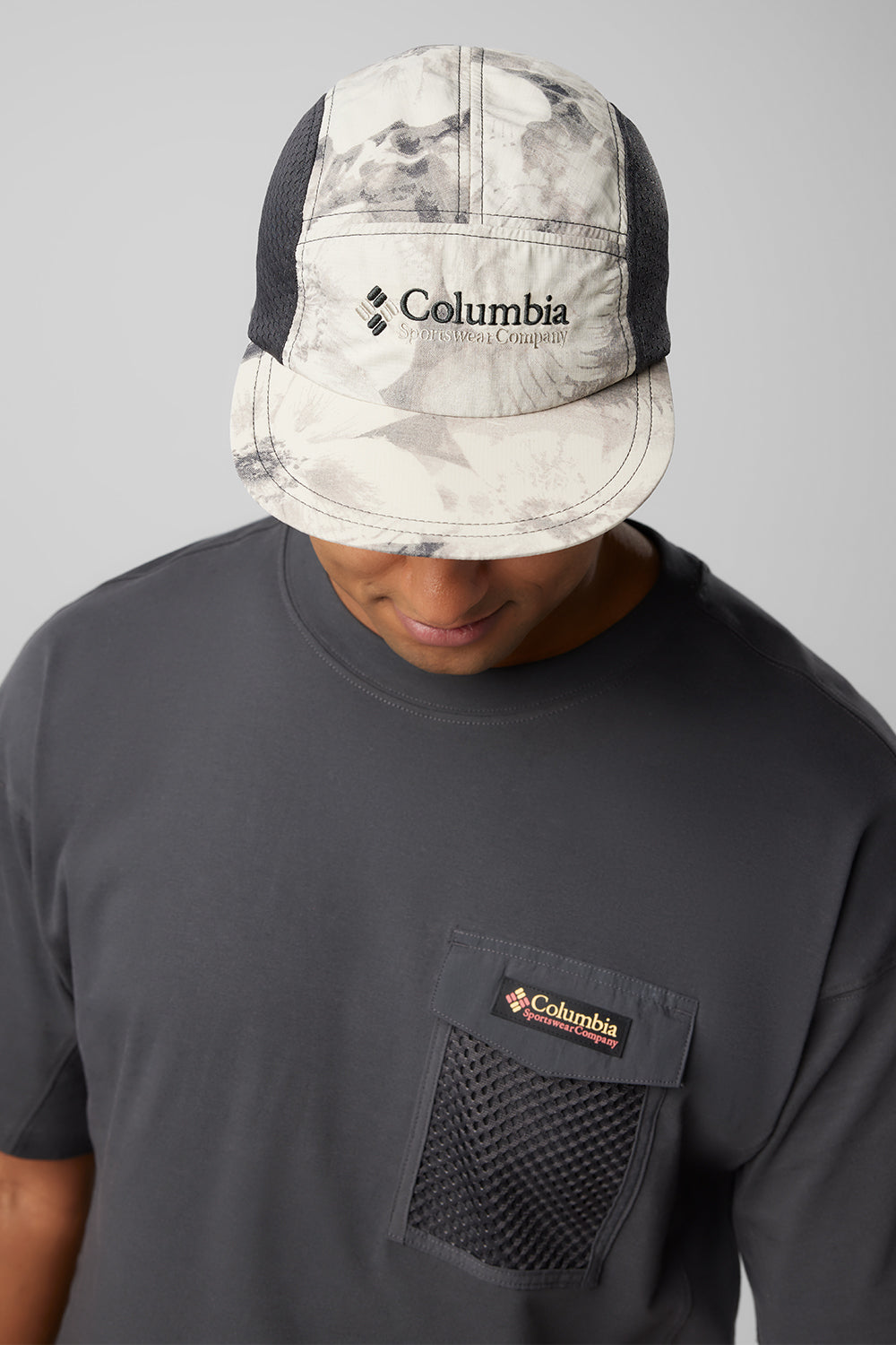 Columbia Painted Peak Short Sleeve T-Shirt (Shark Grey)
