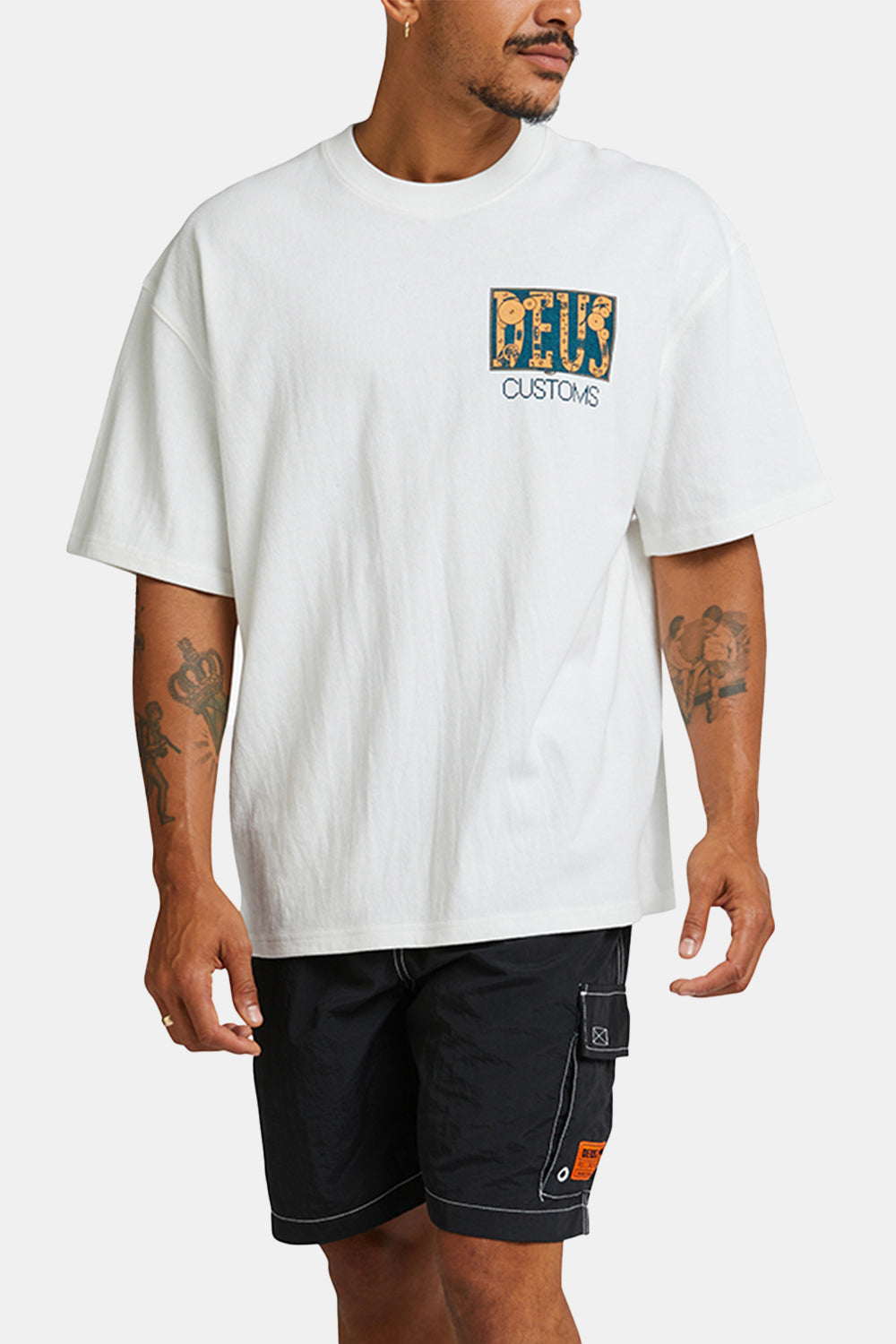 Deus Full Circuit T-shirt (Vintage White)
