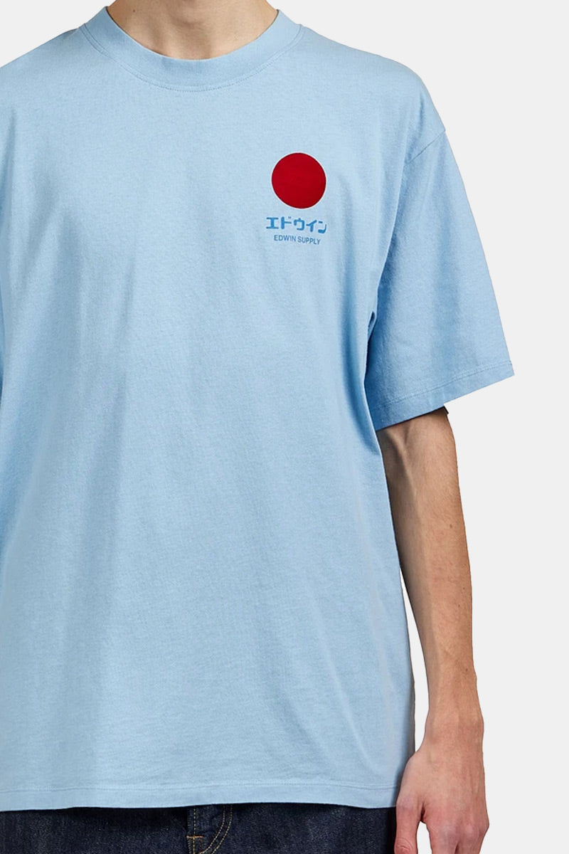 Edwin Japanese Sun Supply T-Shirt (Placid Blue)