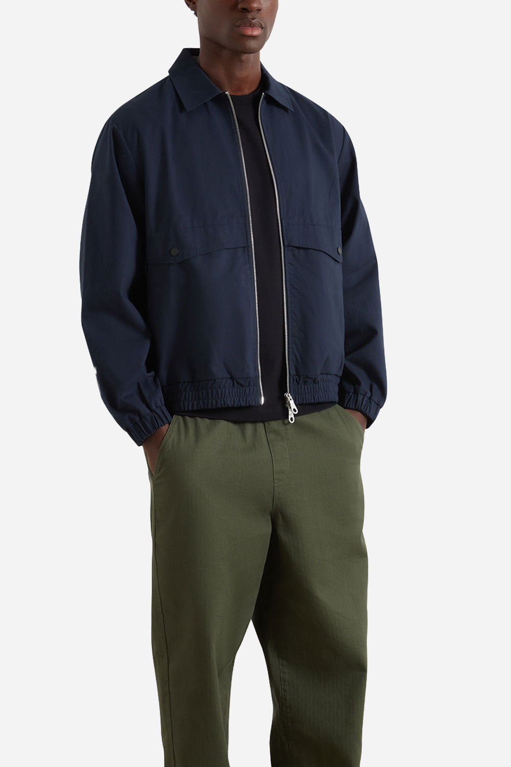 Farah Tyler Cotton Blouson (True Navy)