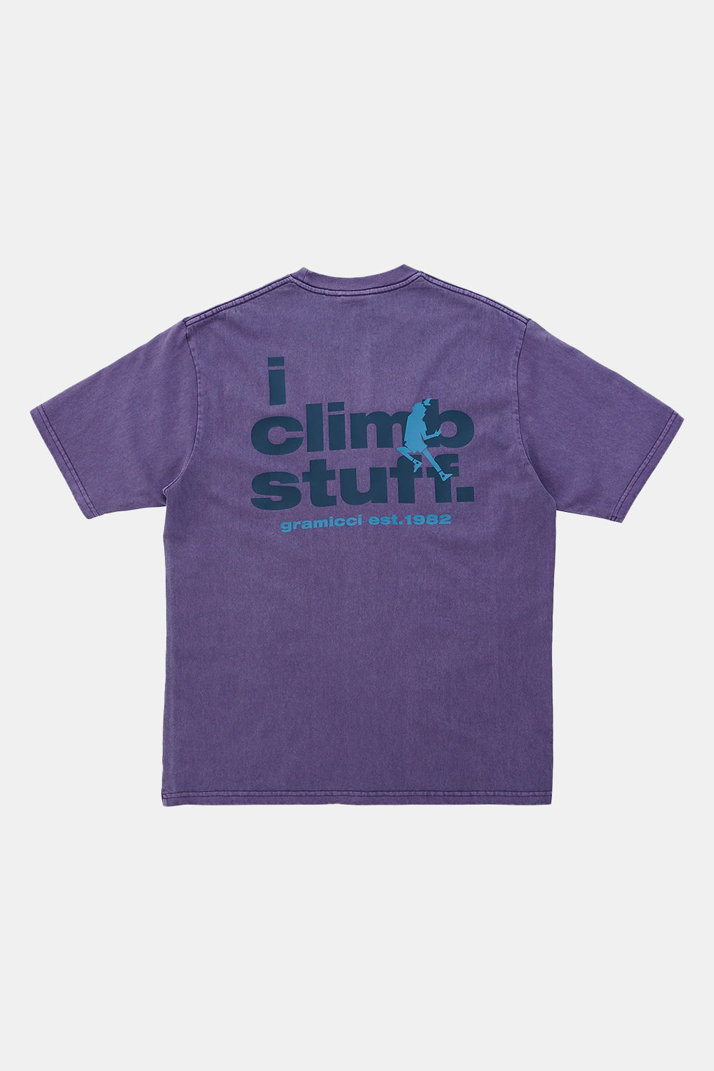 Gramicci I Climb Stuff T-Shirt (Purple Pigment)