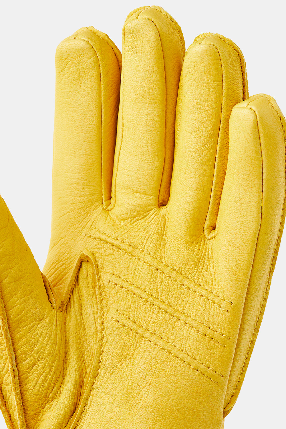 Hestra Deerskin Primaloft Rib Gloves (Natural Yellow)