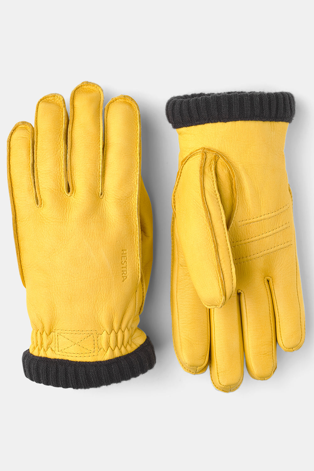 Hestra Deerskin Primaloft Rib Gloves (Natural Yellow)
