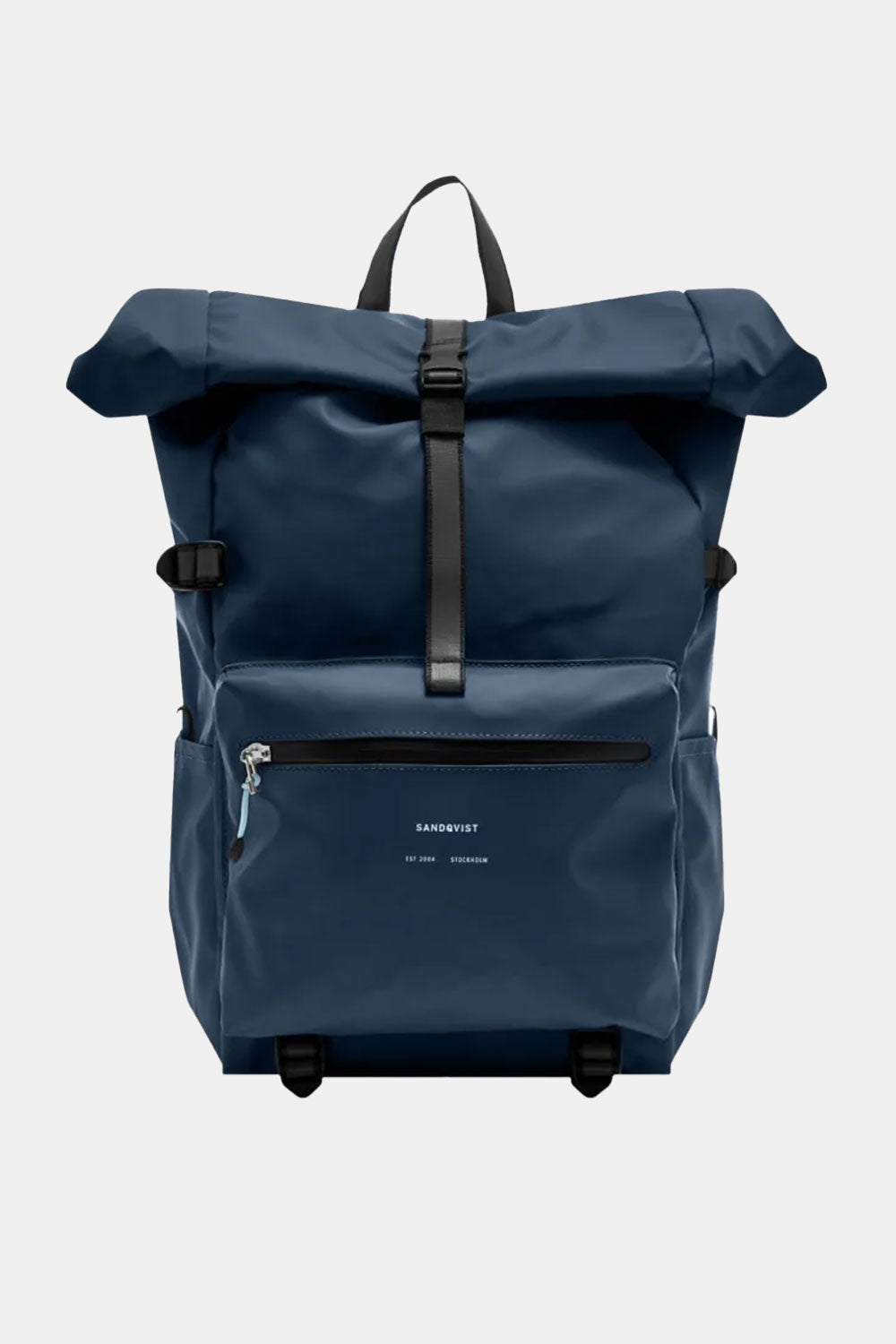 Sandqvist Ruben 2.0 Water-Resistant Rolltop Backpack (Evening Blue) | Number Six