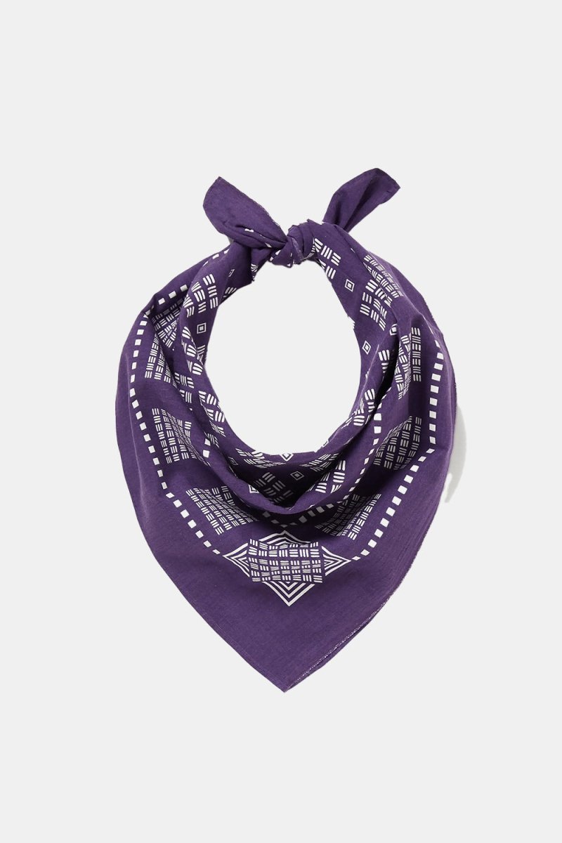 Anonymous Ism Mikuzushi Selvedge Bandana (Purple) | Bandanas
