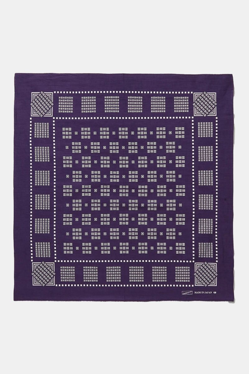 Anonymous Ism Mikuzushi Selvedge Bandana (Purple) | Bandanas