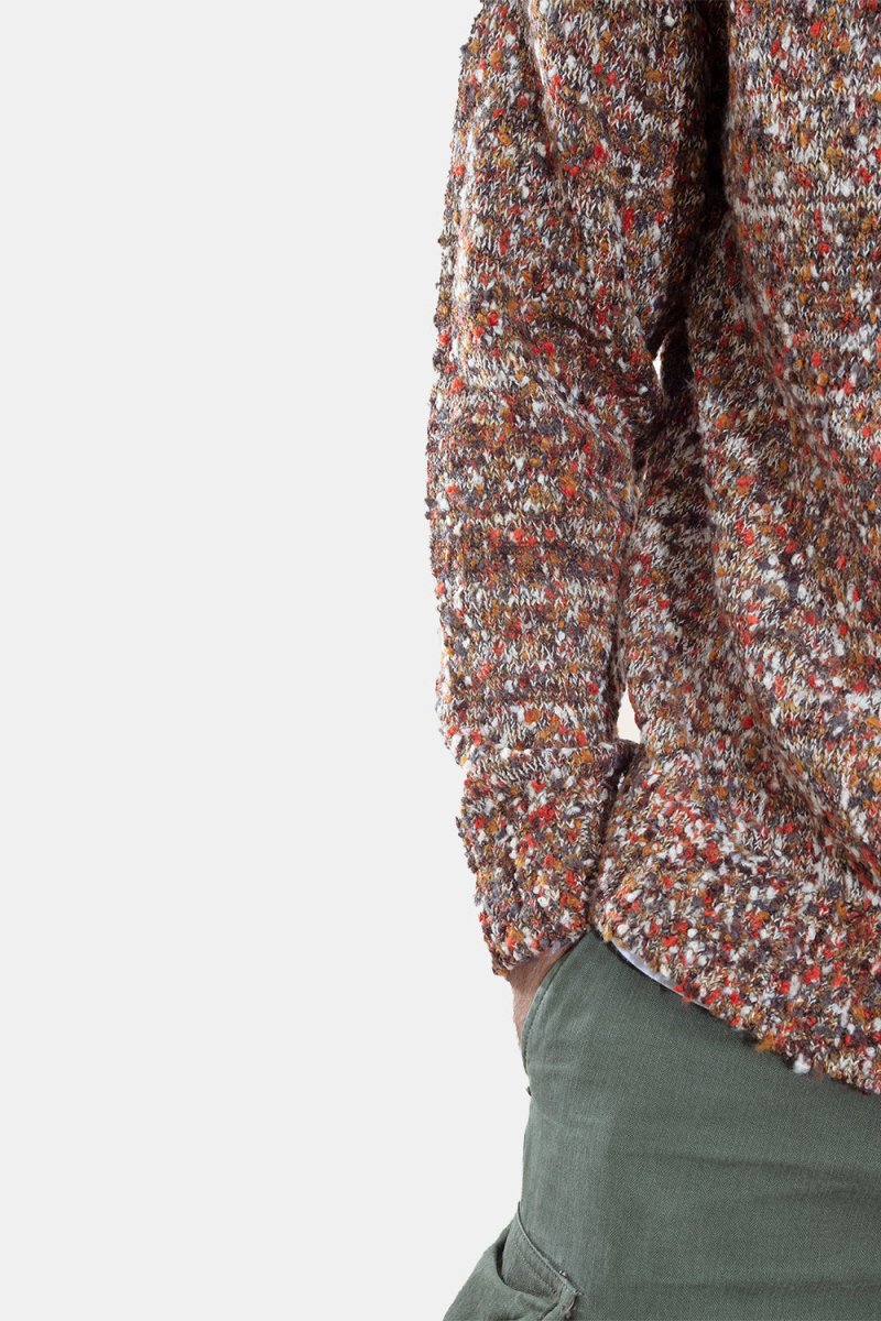 Anonymous Ism Slub Crew Neck Knit (Orange) | Knitwear