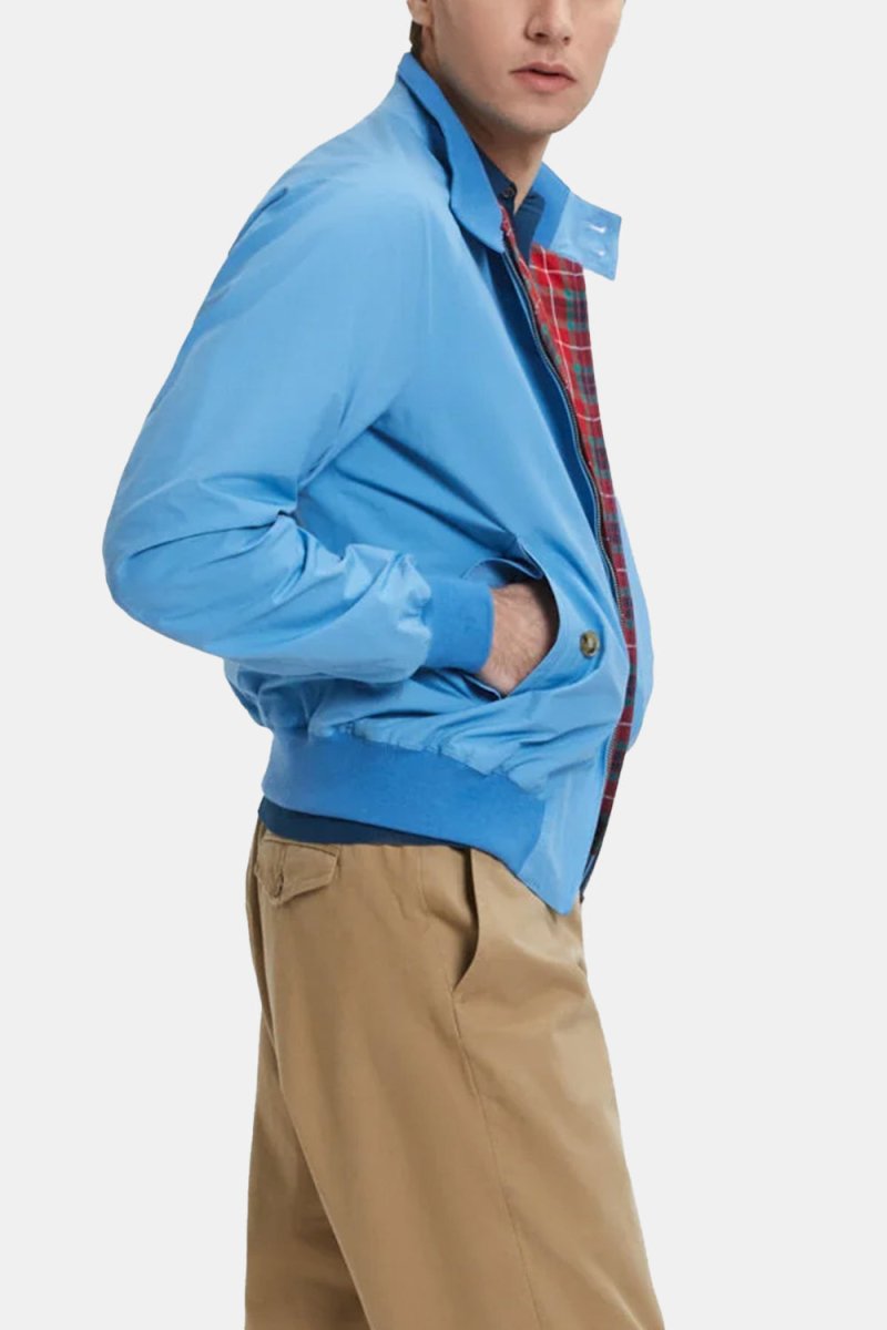 Baracuta G9 Classic Cotton-Blend Harrington Jacket (Heritage Blue) | Jackets
