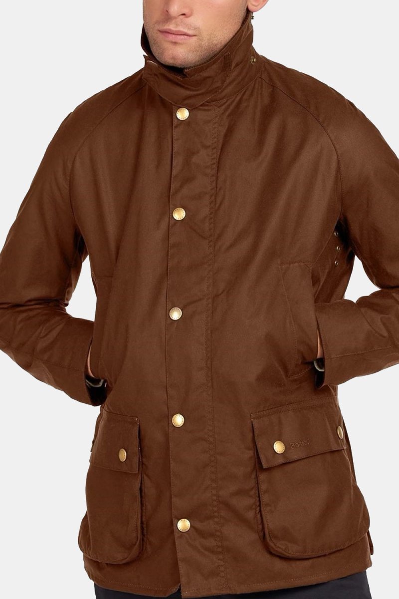 Barbour Ashby Waxed Jacket (Bark) | Jackets