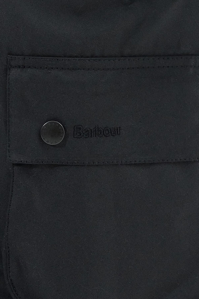 Barbour Ashby Waxed Jacket (Black/Classic) | Jackets