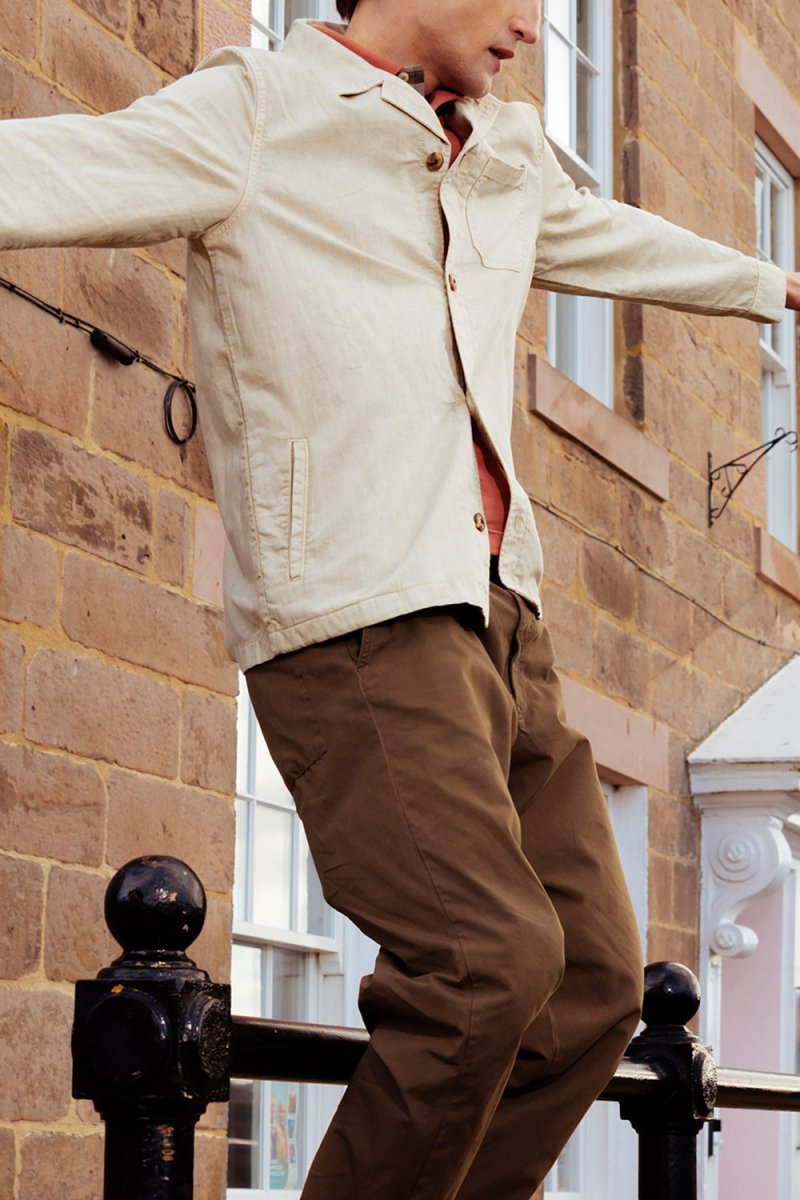 Barbour Melonby Overshirt (Mist) | Jackets