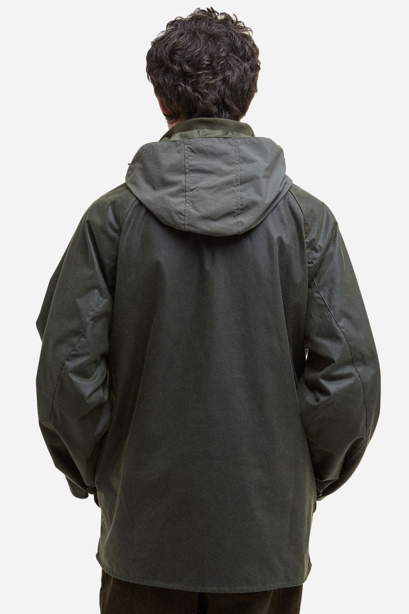 Barbour Modified Solway Wax Jacket (Olive) | Jackets