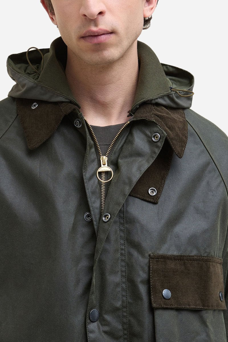 Barbour Modified Solway Wax Jacket (Olive)