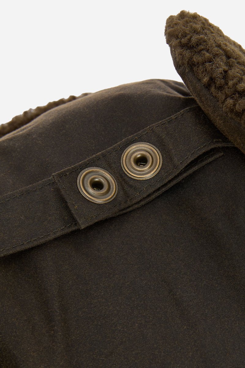 Barbour Morar Wax Trapper Hat (Olive) | Hats