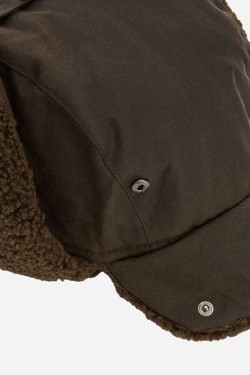 Barbour Morar Wax Trapper Hat (Olive) | Hats