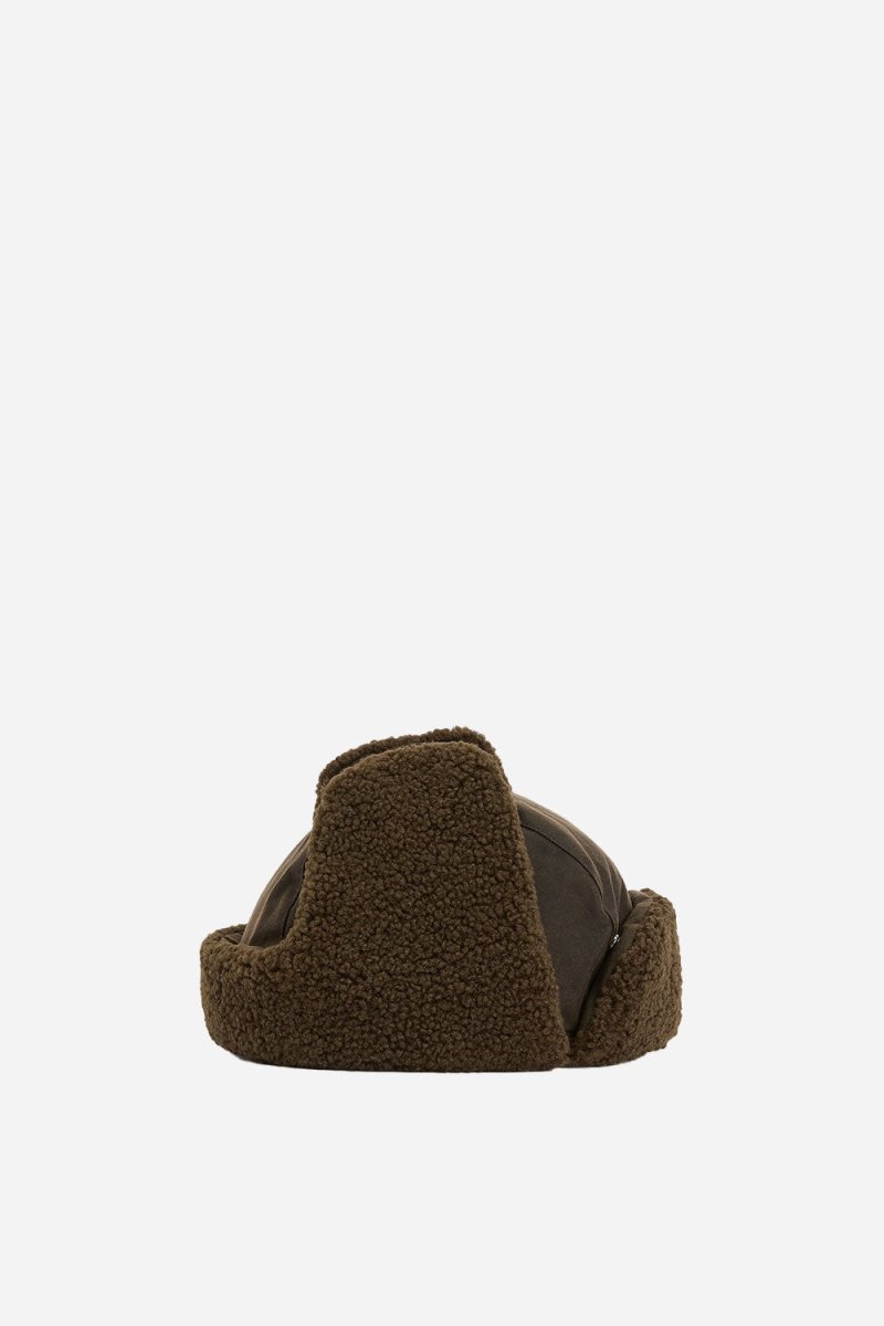 Barbour Morar Wax Trapper Hat (Olive) | Hats