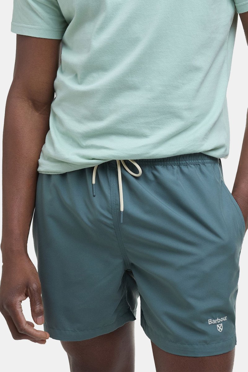 Barbour Staple Logo Swim Shorts (Vintage Blue) | Shorts