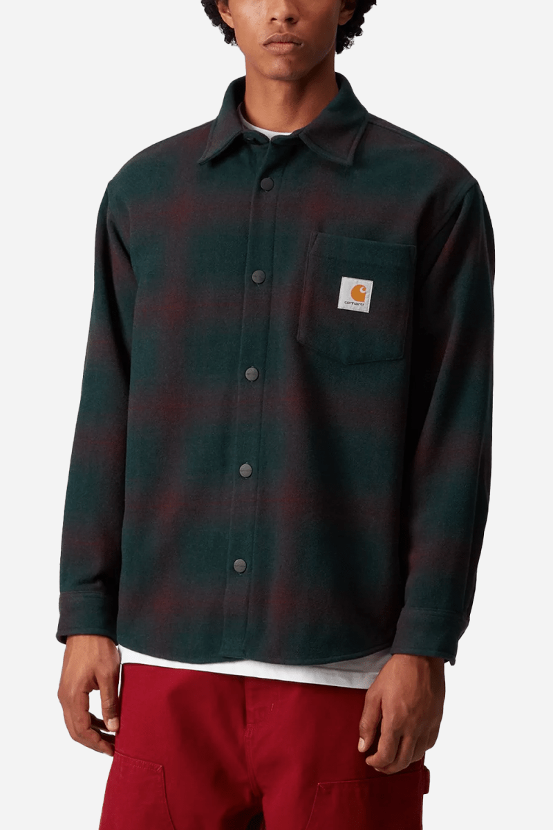 Carhartt WIP Brennan Shirt Jacket (Brennan Check/Deep Lagoon/Rondo