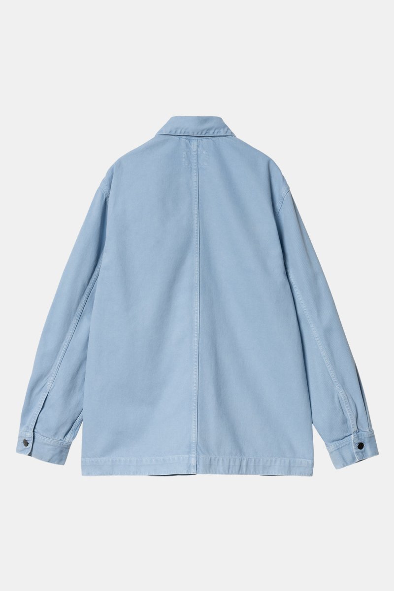 Carhartt WIP Garrison Stone Dyed Coat (Frosted Blue) | Jackets