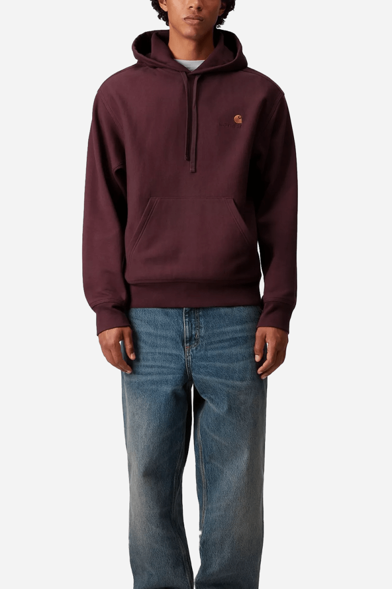 Carhartt WIP Hooded American Script Sweat (Rondo) | Sweaters