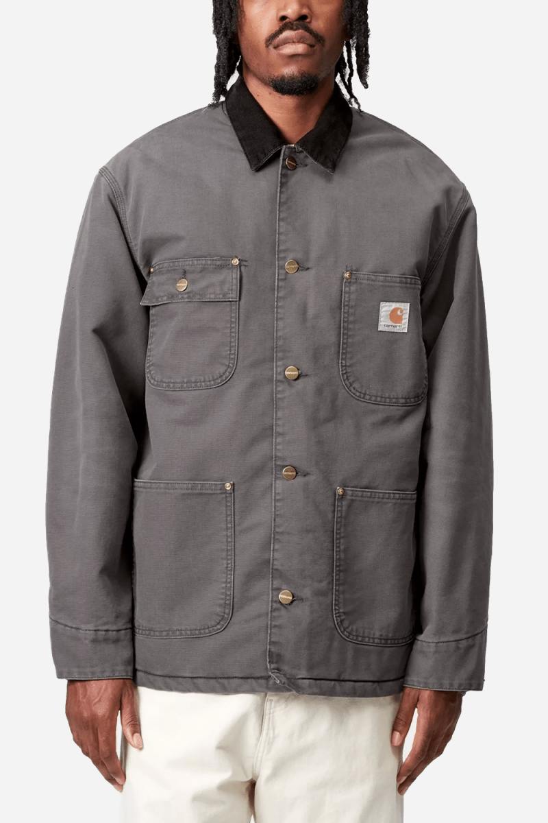 Carhartt WIP OG Chore Coat (Graphite/Black) Carhartt WIP OG Chore Coat (Graphite/Black)