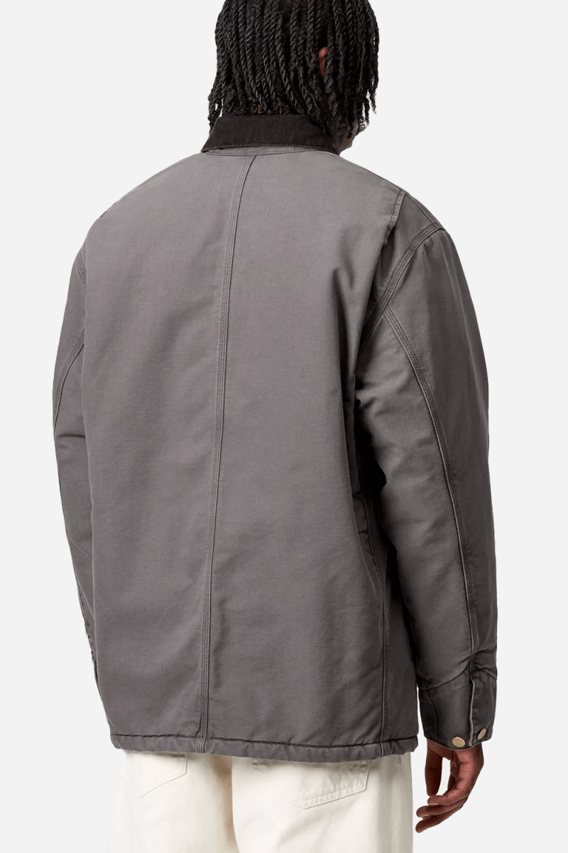 Carhartt WIP OG Chore Coat (Graphite/Black) | Jackets