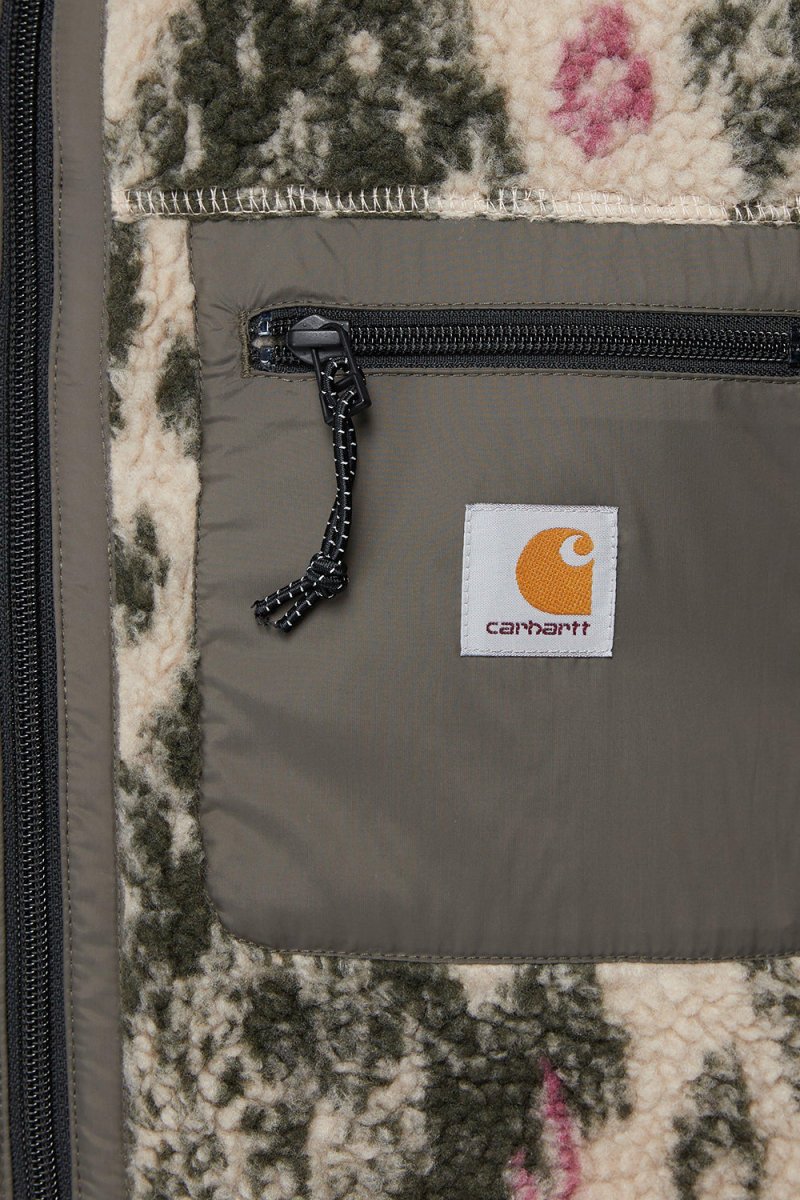 Carhartt WIP Prentis Liner Vest (Baru Jacquard/Wall/Cypress) | Coats & Jackets
