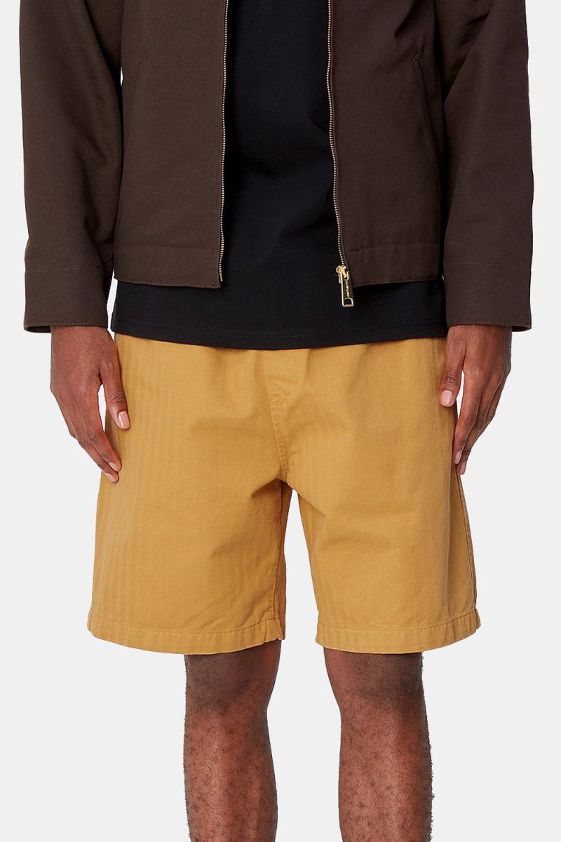 Carhartt WIP Rainer Garment Dyed Shorts (Sunray Yellow) | Shorts
