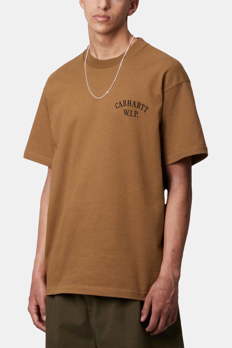 Carhartt WIP Short Sleeve Cabinetry T-Shirt (Hamilton Brown/Black) | T-Shirts