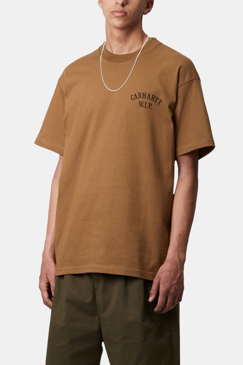 Carhartt WIP Short Sleeve Cabinetry T-Shirt (Hamilton Brown/Black) | T-Shirts