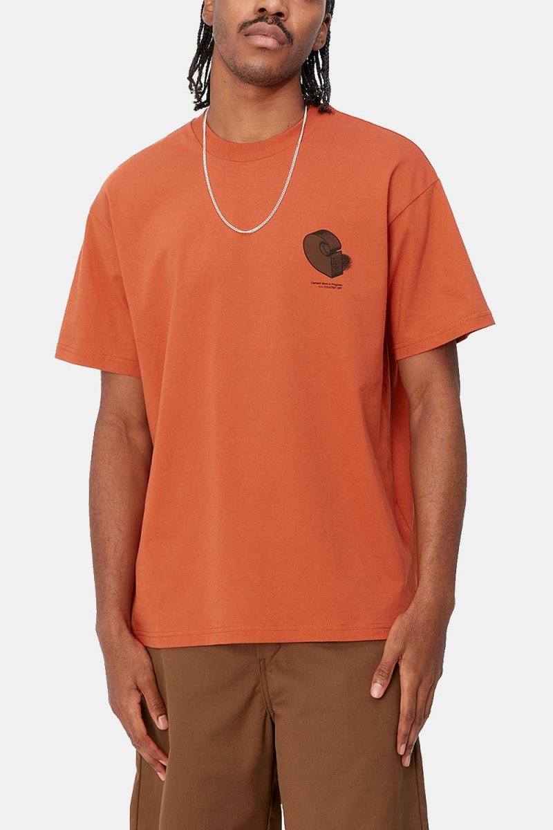 Carhartt WIP Short Sleeve Diagram C T-Shirt (Phoenix Orange) | T-Shirts