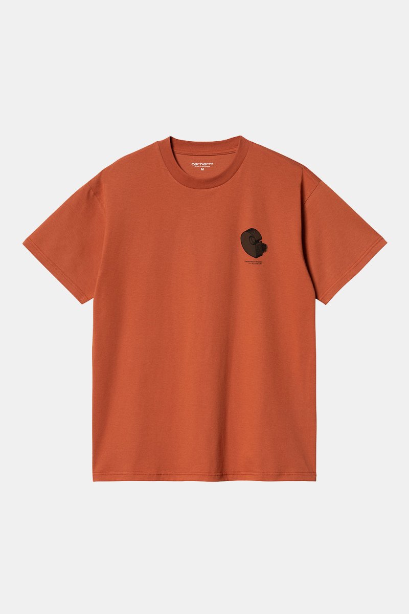 Carhartt WIP Short Sleeve Diagram C T-Shirt (Phoenix Orange) | T-Shirts