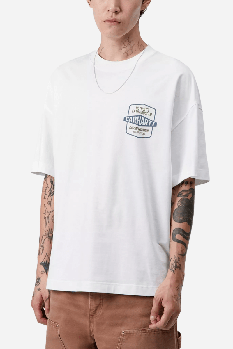 Carhartt WIP Short Sleeve Networks T-Shirt (White) | T-Shirts