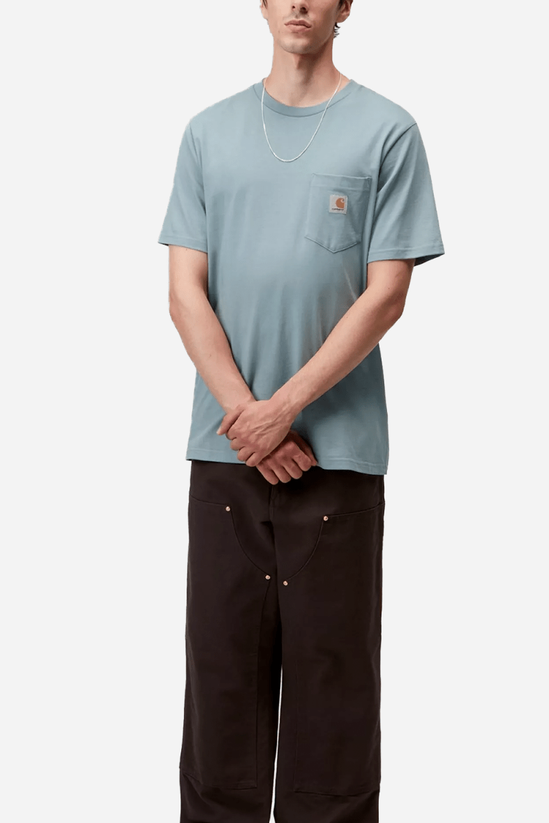 Carhartt WIP Short Sleeve Pocket T-Shirt (Citadel) | T-Shirts