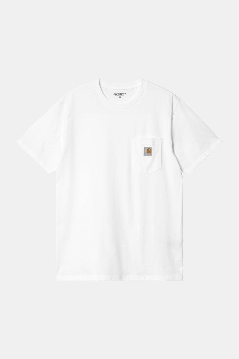 Carhartt WIP Short Sleeve Pocket T-Shirt (White) | T-Shirts
