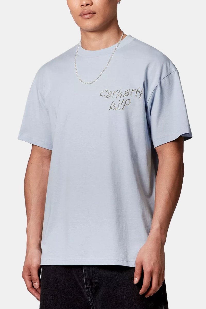 Carhartt WIP Short Sleeve Sunflower T-Shirt (Air Sky) | T-Shirts