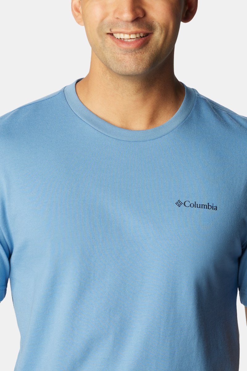 Columbia Burnt Lake Short Sleeve T-Shirt (Skyler/Branded Jumble) | T-Shirts