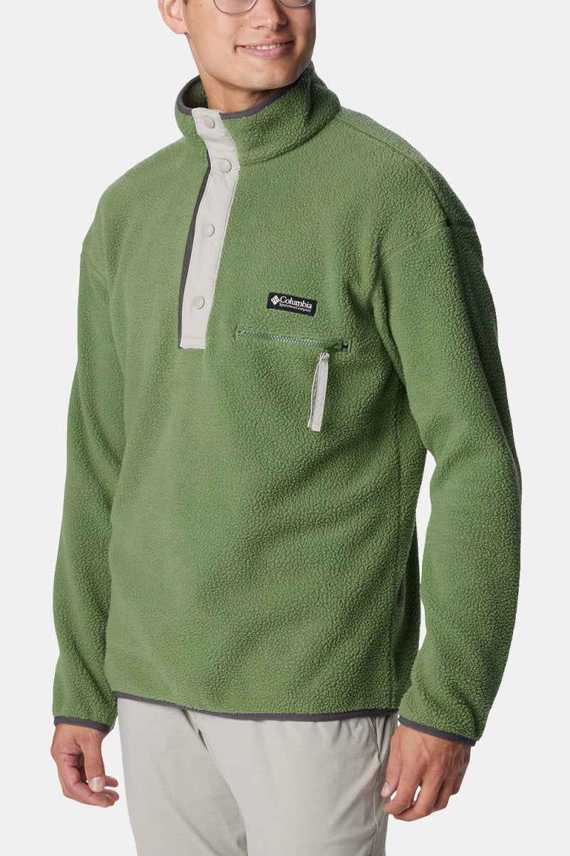 Columbia Helvetia Half Snap Fleece (Canteen/Flint Grey/Shark) | Sweaters