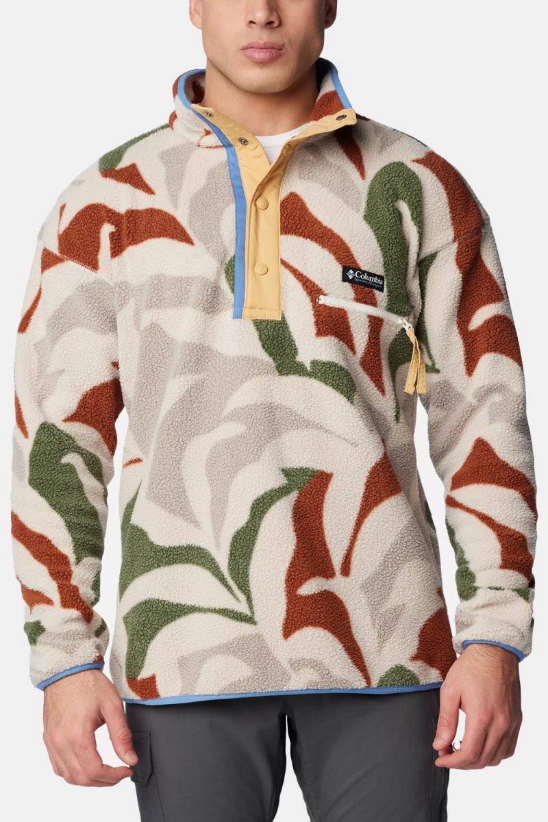 Columbia Helvetia Half Snap Fleece (Flint Grey Floristic Print/Auburn/Cant) | Sweaters